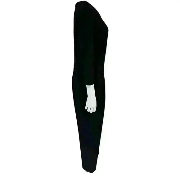 Madewell Sloan Black Cropped Jumpsuit Minimalist Workwear Stretch Size 4 - Picture 2 of 11